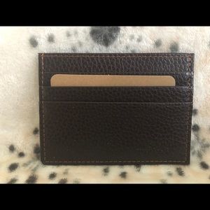 Jimbaolai Brown Pebble Wallet